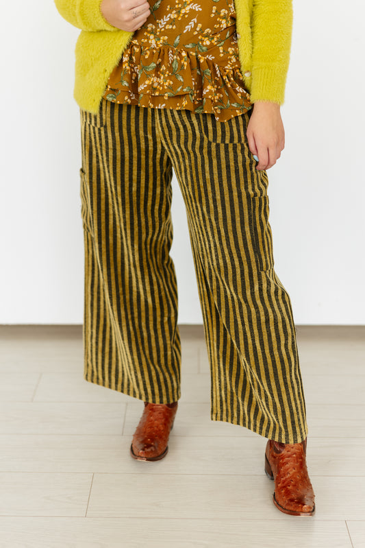 TH132 TERRY STRIPED MUSTRAD (7 Piece)