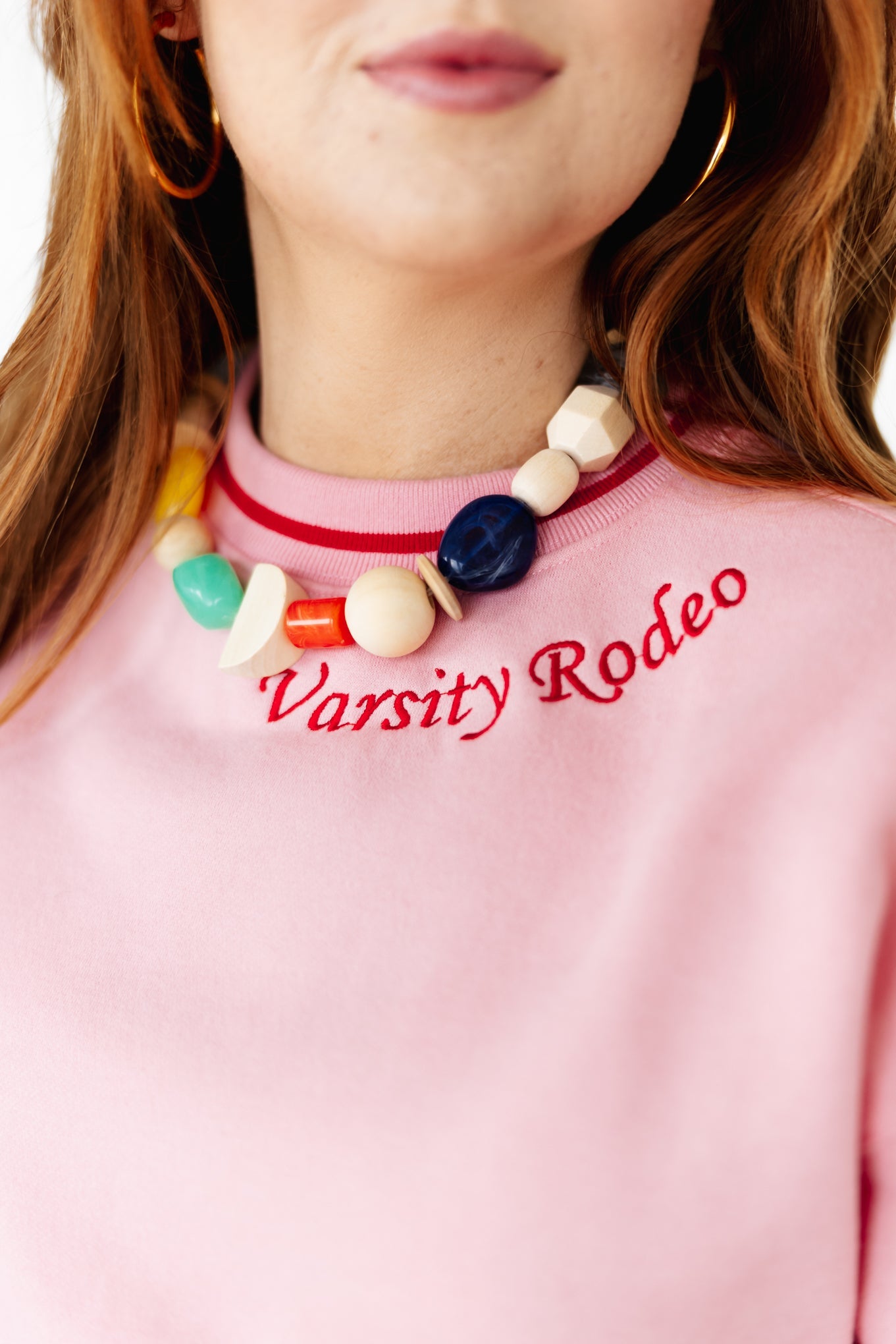 VR200 PINK VR RUNNING HORSE SWEATSHIRT (TWEEN)