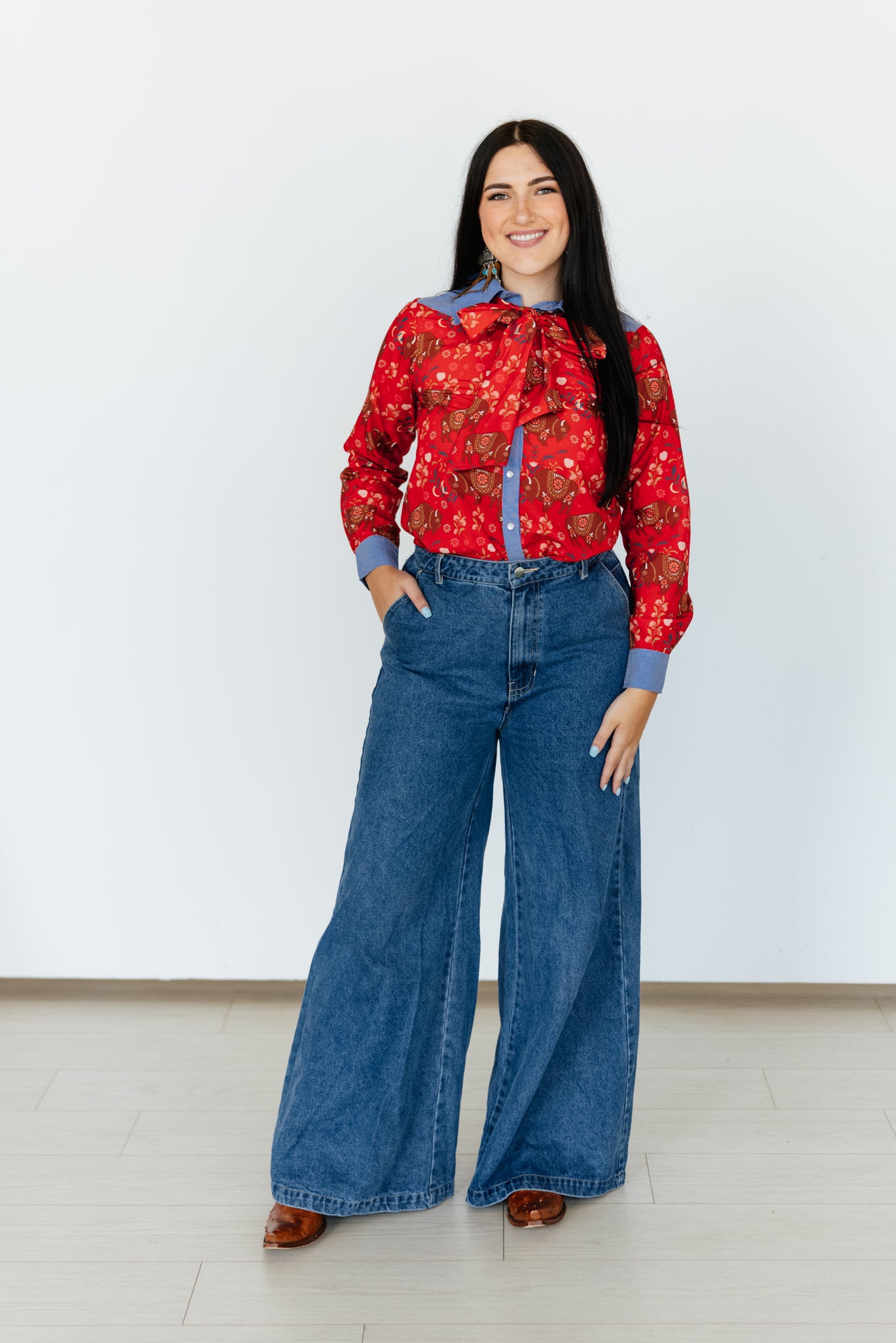 NEW TH11 YOKE WITH TIE RED BUFFALO (7 PIECE)