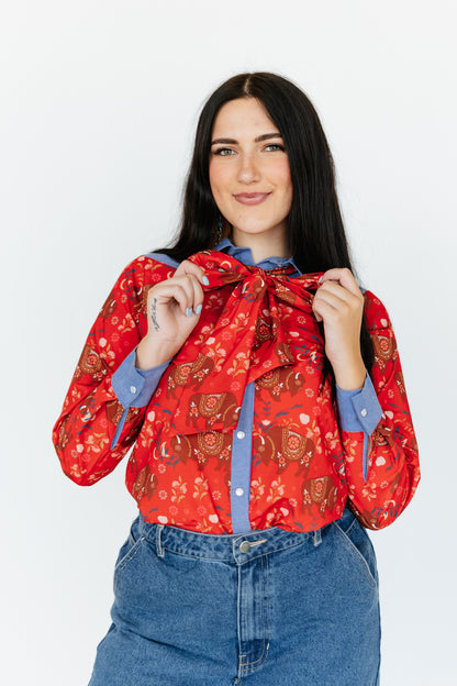 NEW TH11 YOKE WITH TIE RED BUFFALO (7 PIECE)