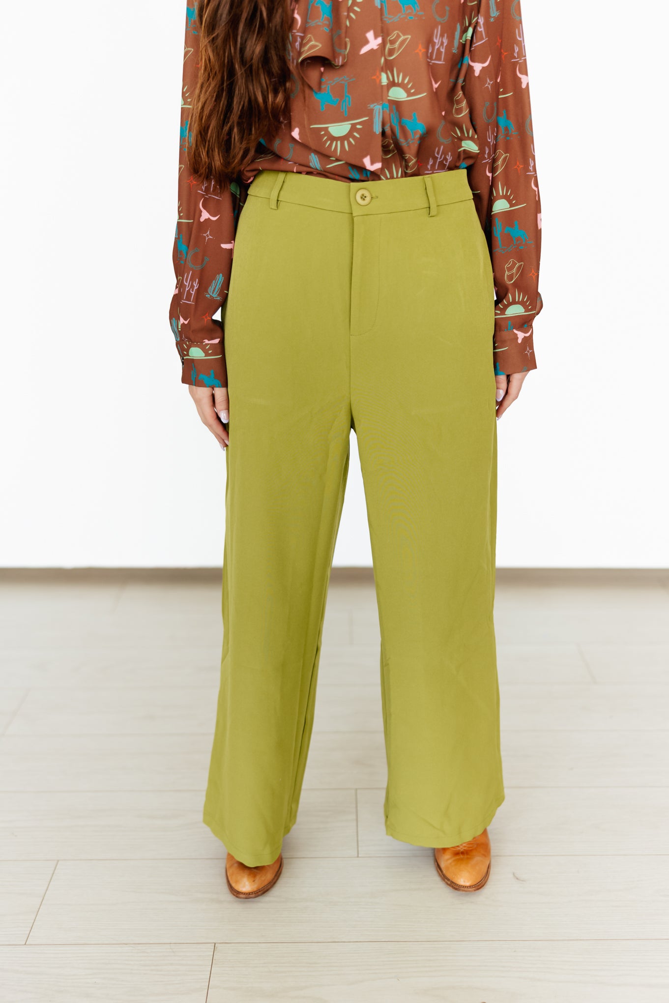 TH514 GREEN Pant  (7 Piece)