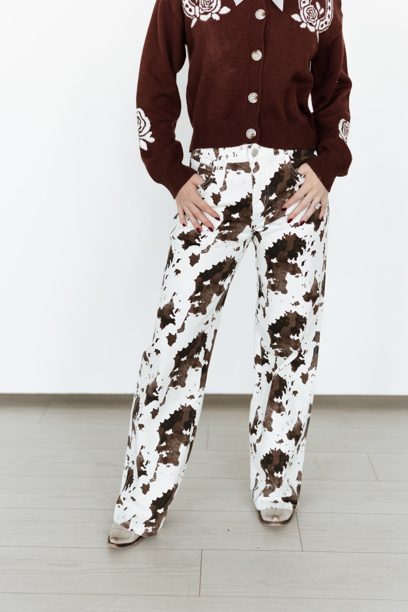 TH004 COW PRINT PANT (7 Pieces)