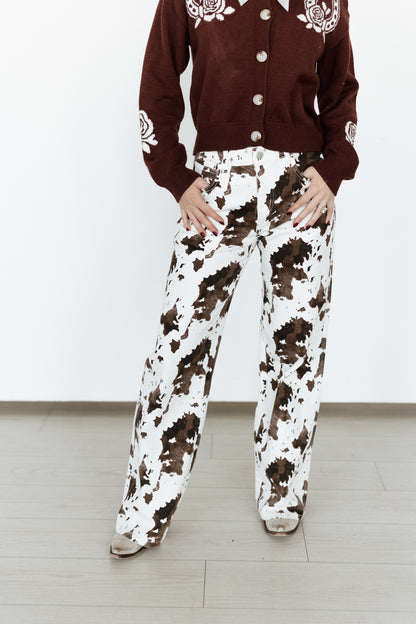 TH004 COW PRINT PANT (7 Pieces)