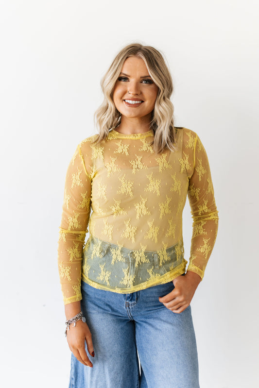 TH1221 YELLOW LACE  (7 PIECE)