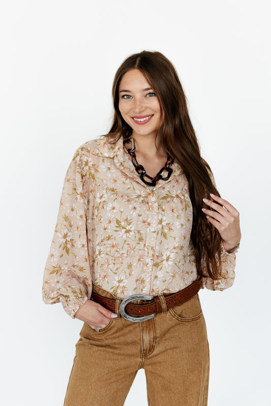 1182 H186  BROWN LINK NECKLACE