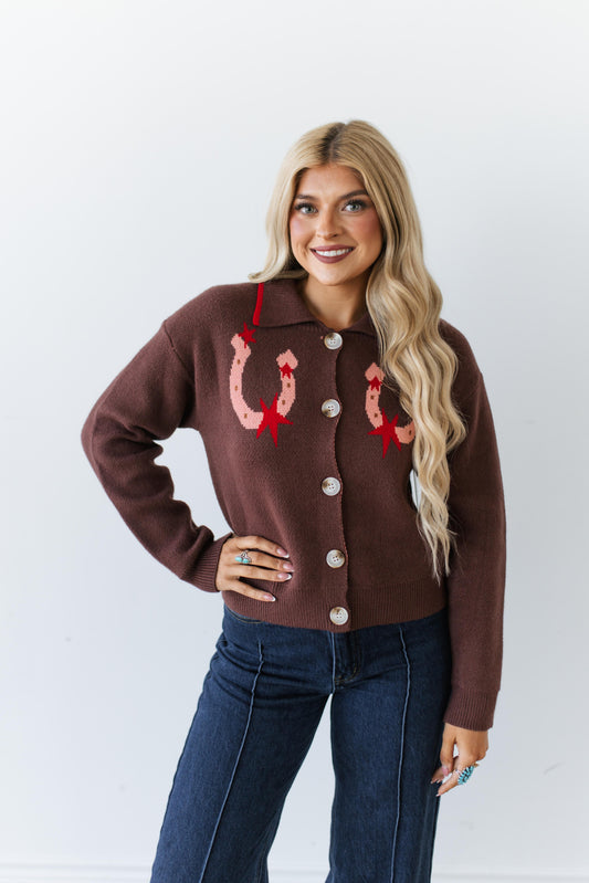 TH3921 DOUBLE HORSESHOE SWEATER(7 Piece)