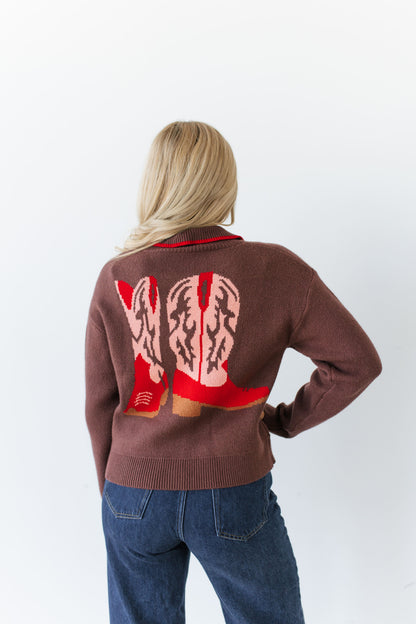 TH3921 DOUBLE HORSESHOE SWEATER(7 Piece)