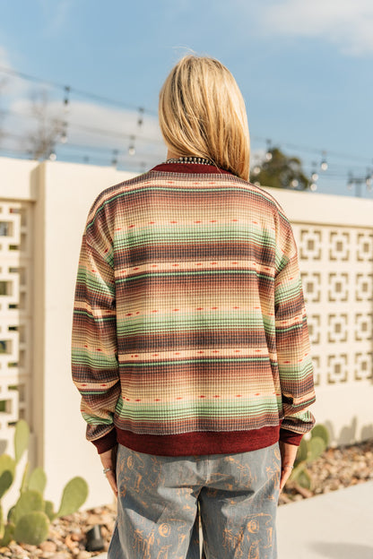TH222 GREEN SERAPE CARDI (7 Piece)