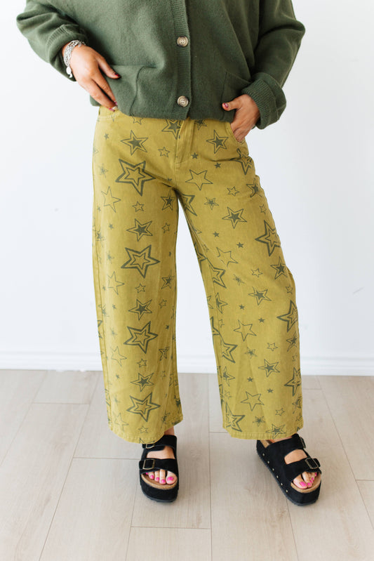 VR65 CHARTREUSE STAR PANT (7 PIECE)