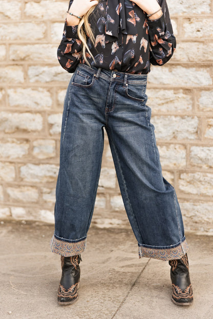 TH201 DENIM CUFF JEANS (7 PIECES)