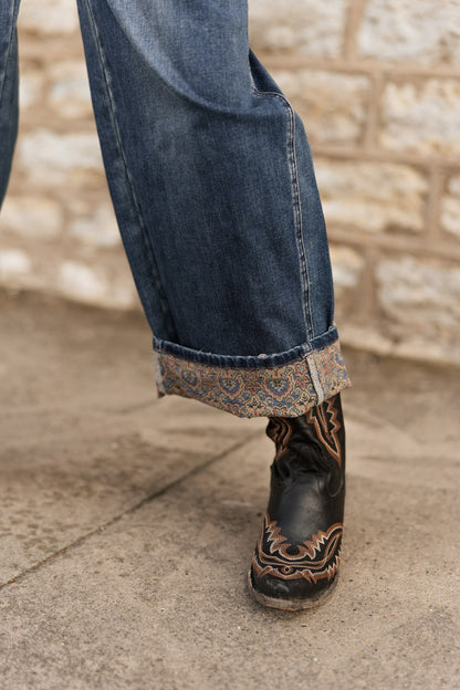 TH201 DENIM CUFF JEANS (7 PIECES)