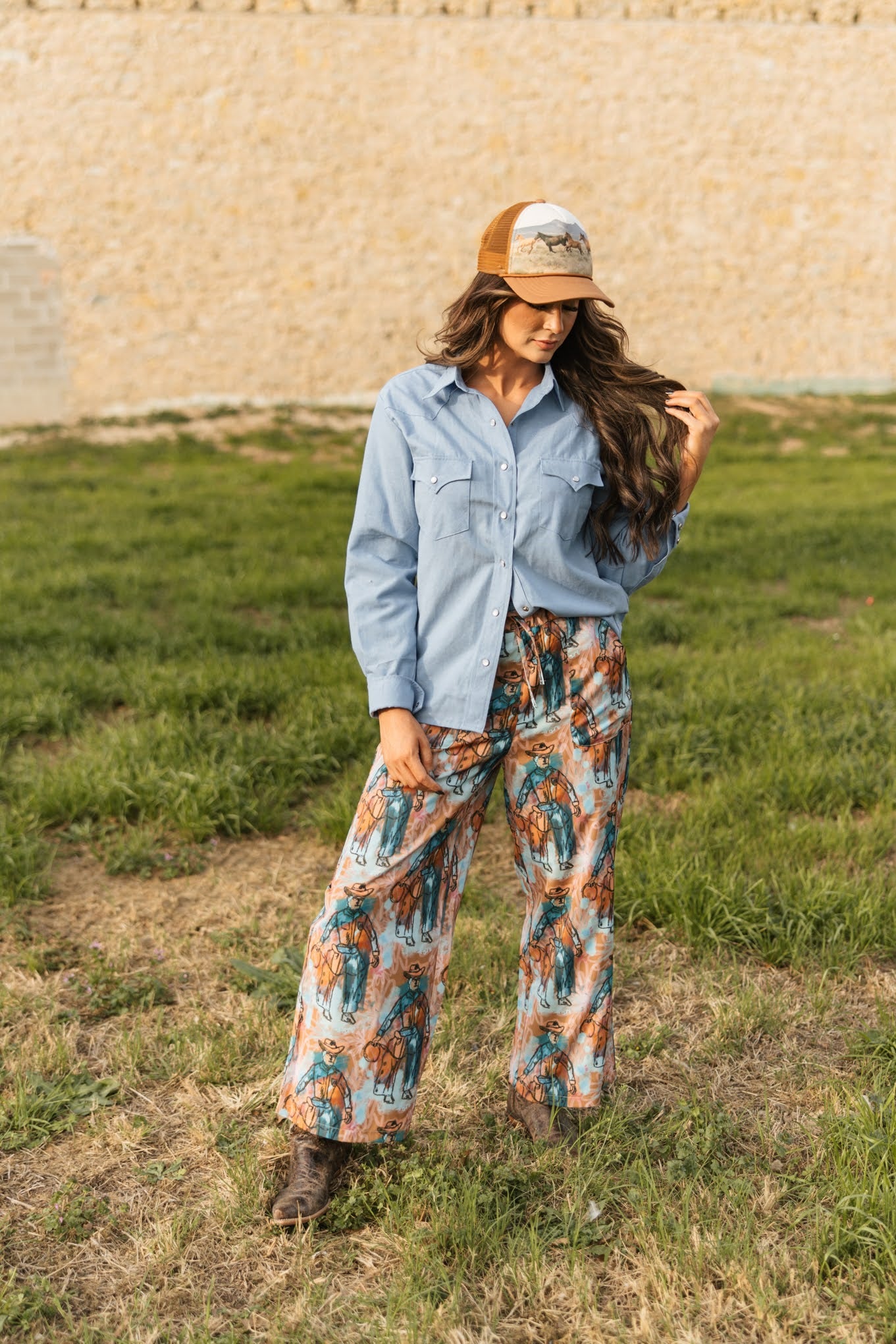 TH2109 STANDING COWBOY PANT (7 Piece)