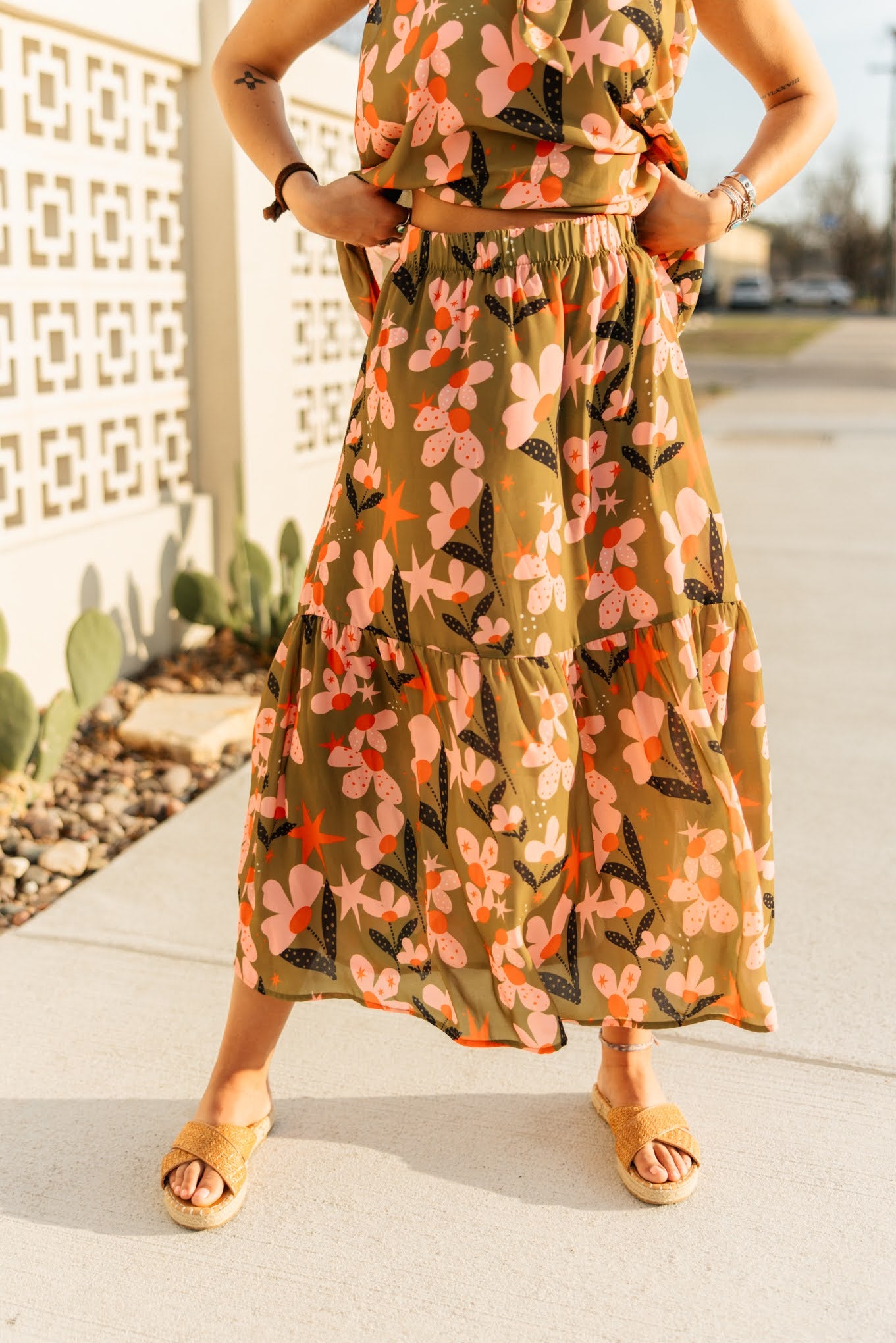TH6501 SKIRT - FLOWER DOT (7 PIECE)