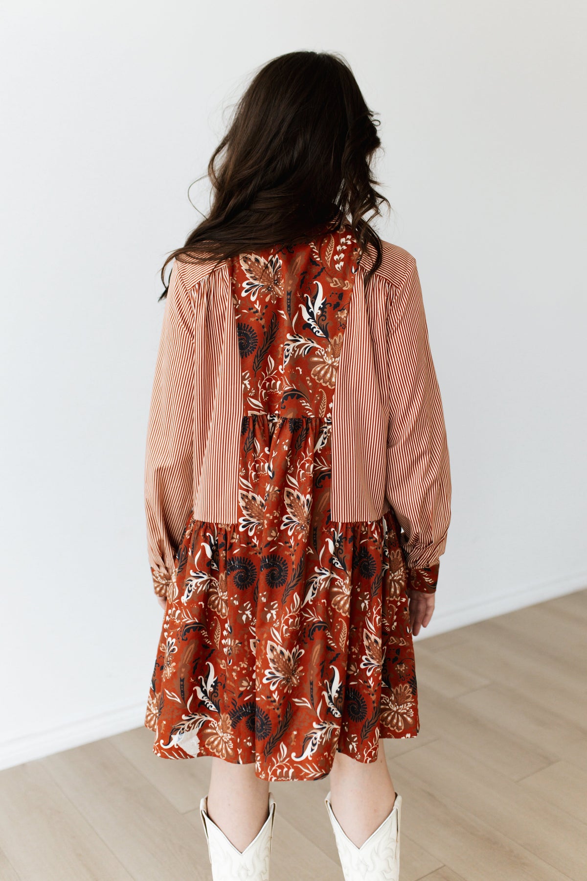 TH5010 BROWN PAISLEY FLORAL (7 PIECE)