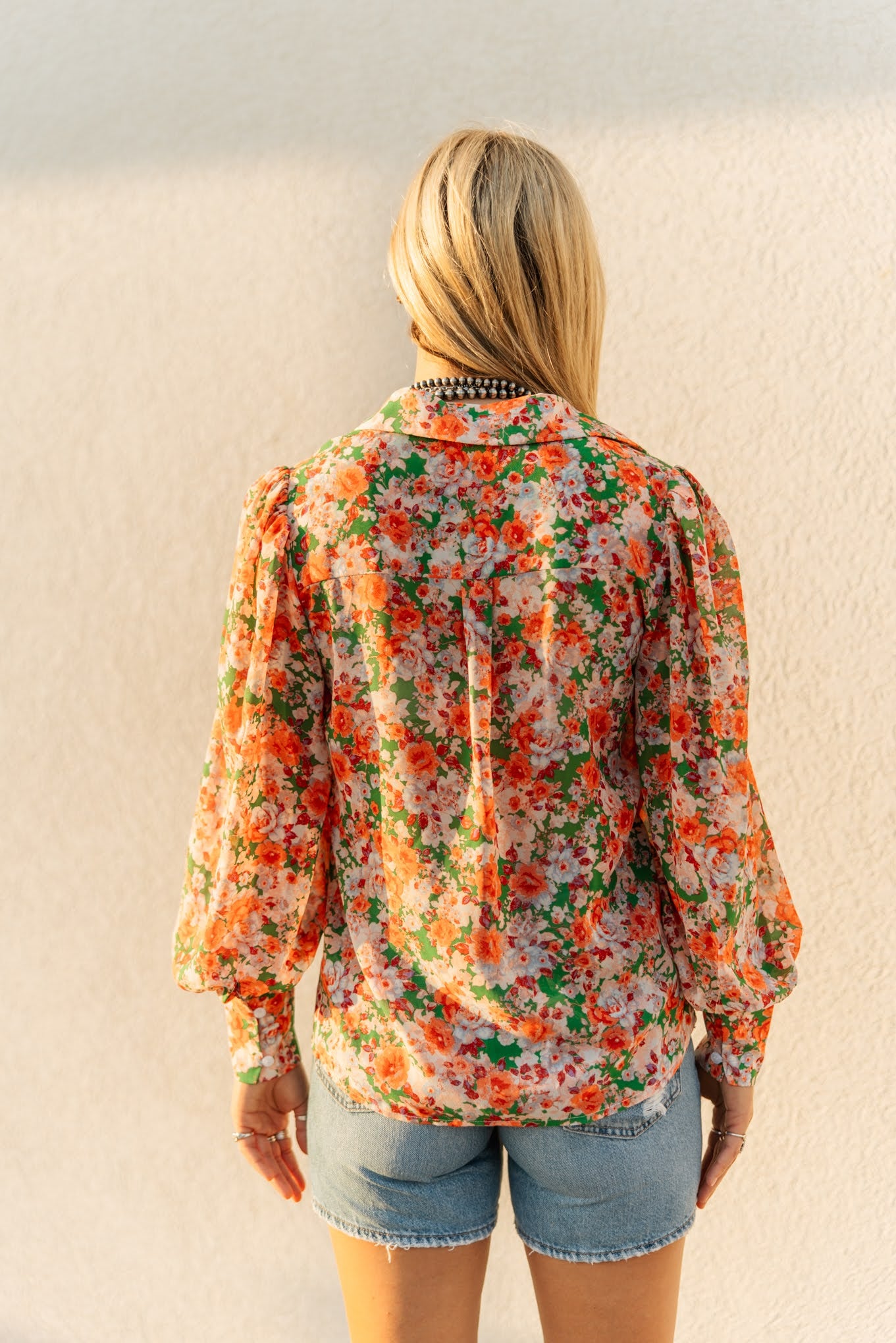 TH11 ORANGE GREEN FLORAL (7 PIECES)