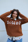 RTS 6938 1 HOWDY BROWN SWEATER (2S-2M-2L-1XL)