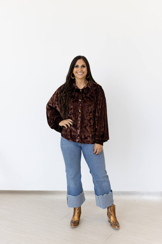 TH23 CHOCALATE VELVET TOP (7 Piece)