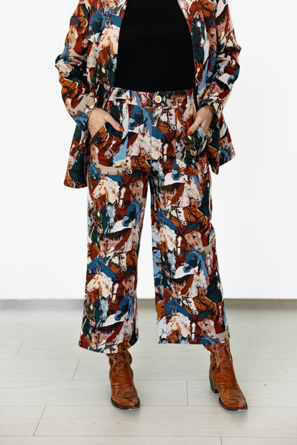 TH56 HORSE HEAD  PANT (8 Piece)