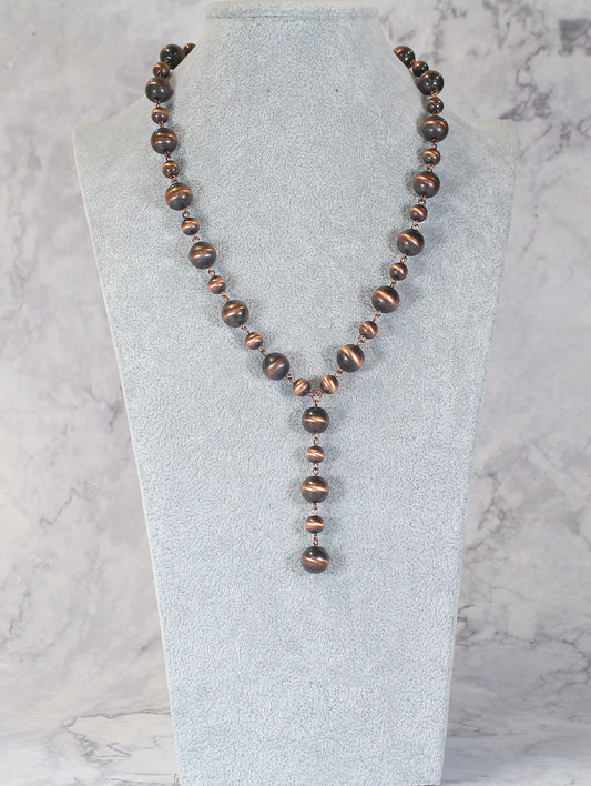 1120 HH194 COPPER WESTERN NAVAJO PEARL 20” NK