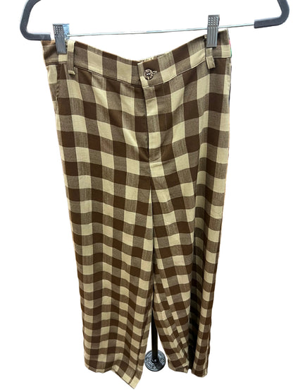 TH8001 BROWN GINGHAM PANT(7 Piece)