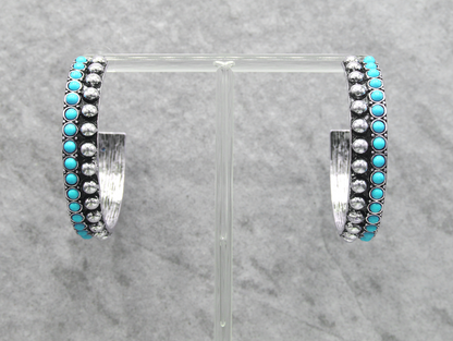 0719 R2-177 HALF / TURQ HOOP ER