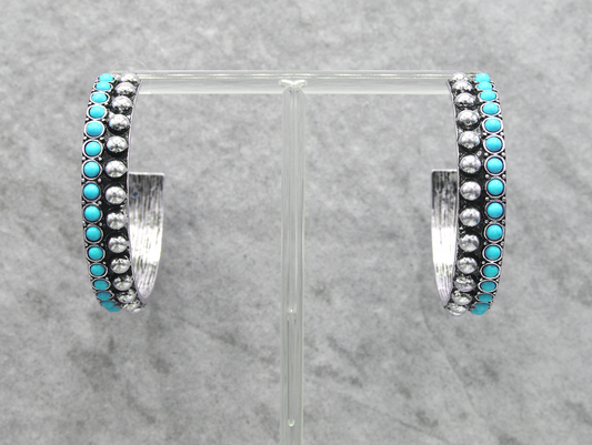 0719 R2-177 HALF / TURQ HOOP ER