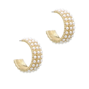 3600 R4-84 OPEN HOOP EARRINGS GOLD