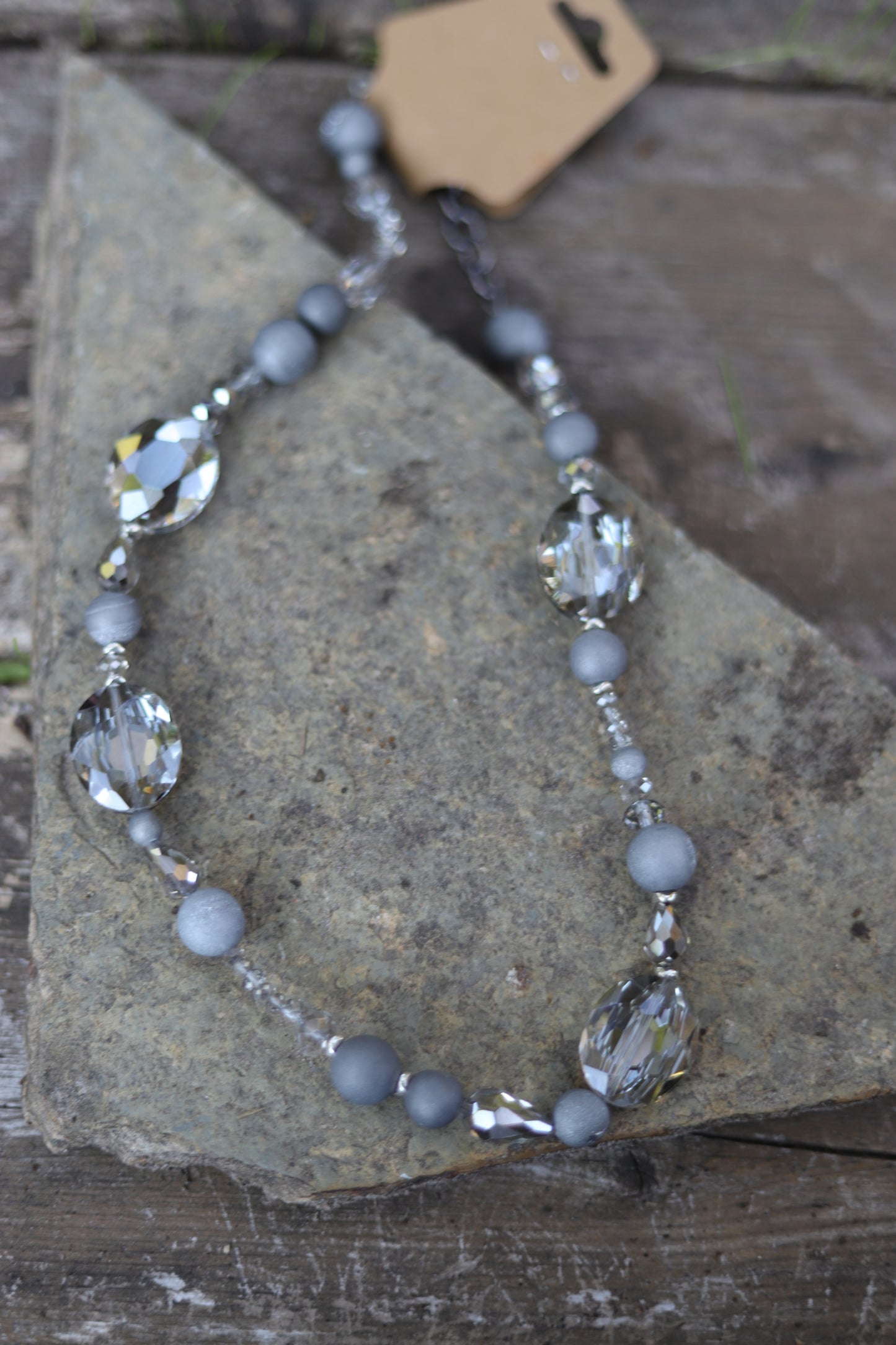 102317 N42 SILVER MIXED HAND BEADED NL