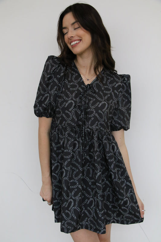 TH75 S143 HORSESHOE TIE DRESS (1 Pieces)