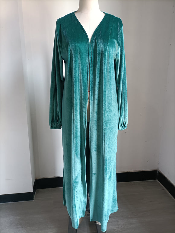 6200 TURQUOISE VELVET DUSTER SINGLE