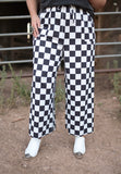 2108  BLACK WHITE CHECK PANT