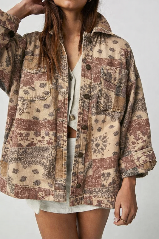 BOHO TAN DENIM SHAKET