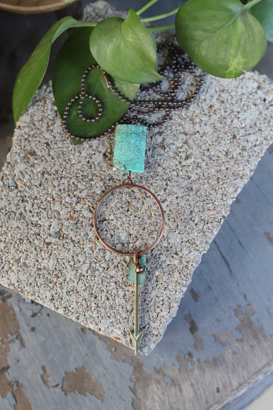 82311 R2-3 36" TURQ ARROW HOOP NL