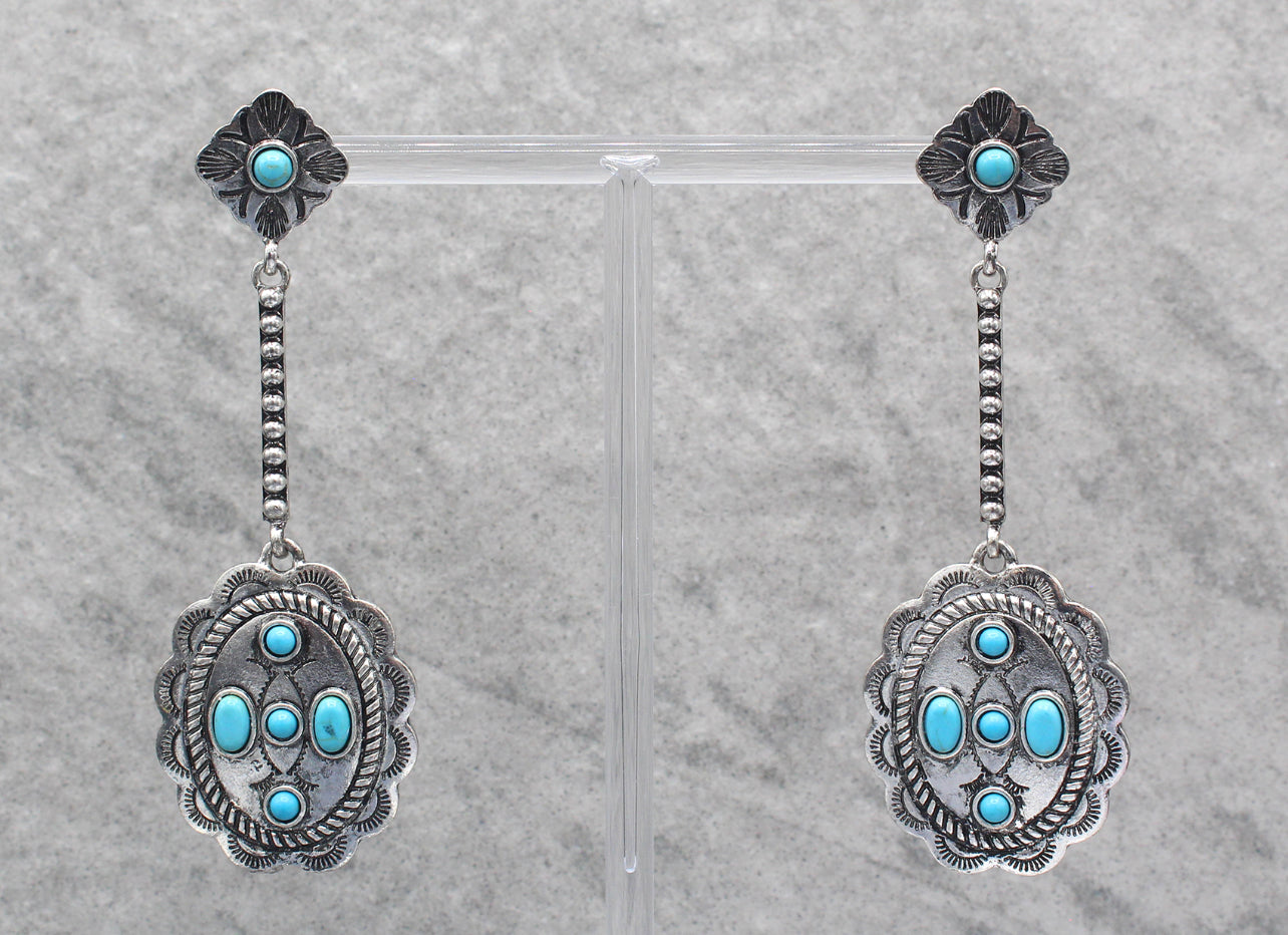 0696 R3-27 Diamond Concho Drop ER