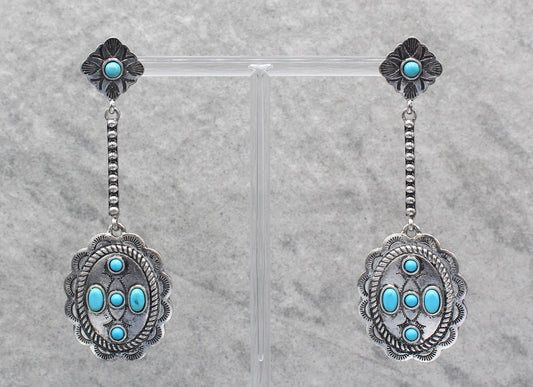 0696 R3-27 Diamond Concho Drop ER