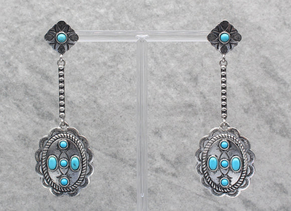 0696 R3-27 Diamond Concho Drop ER