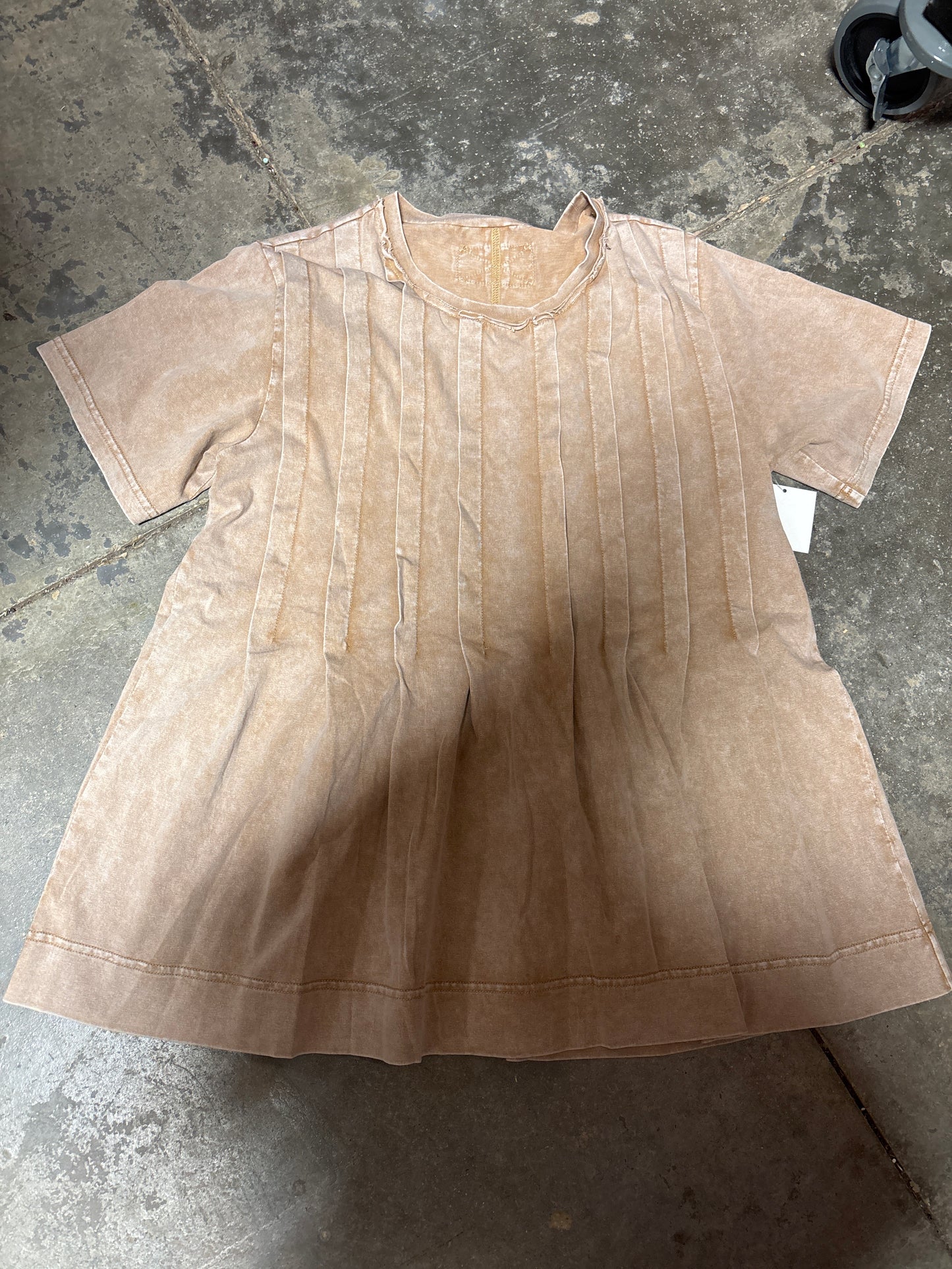 TH374 VINTAGE TAN  PLEATED SWING TOP (7 PIECE)