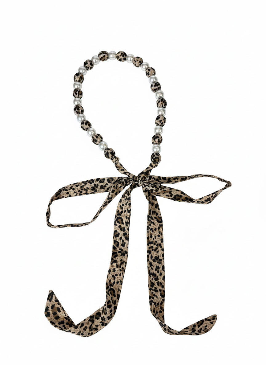 60057 R1-166 LEOPARD SCARF PEARL NL