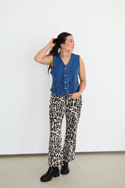 TH9800 BLUE DENIM VEST (7 Piece)