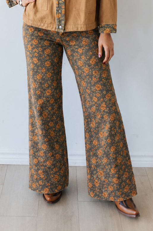 TH037-P FLORAL PANT