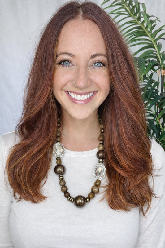 6251 WOOD HAND BEADED MULTI NL