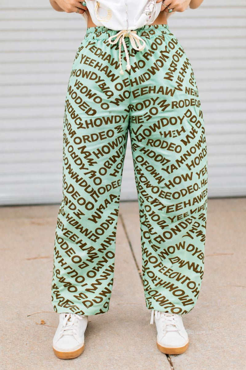 TH2107 MINT /BROWN HOWDY JEAN ( 7 PIECE)