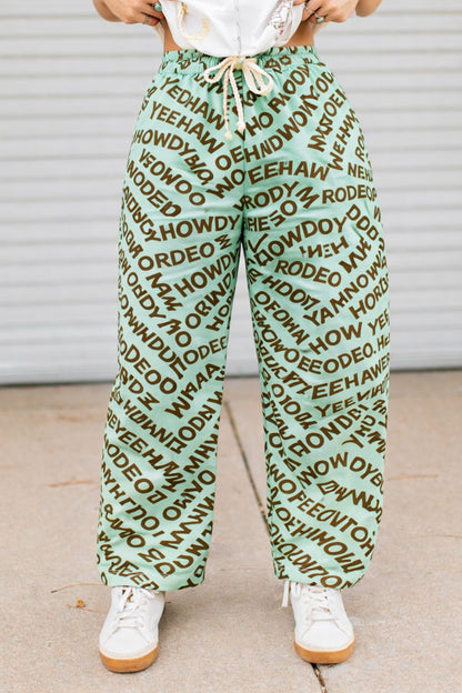 TH2107 MINT /BROWN HOWDY JEAN ( 7 PIECE)