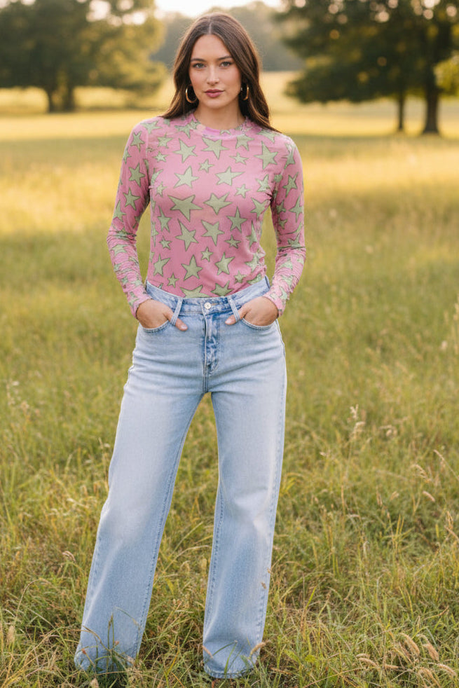 TH1221 PINK STAR   (7 Piece)