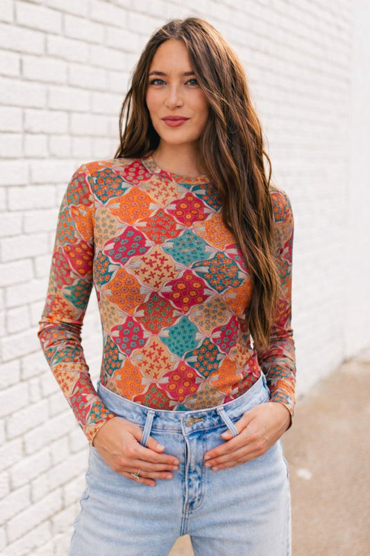 TH1221 BOW MESH TOP (7 Pieces)