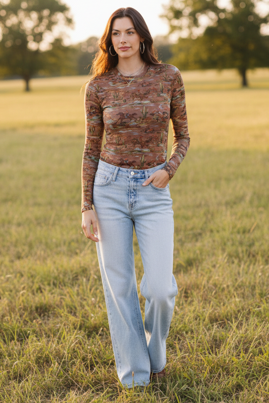 TH1221 TAUPE COWBOY MESH TOP (7 Piece)