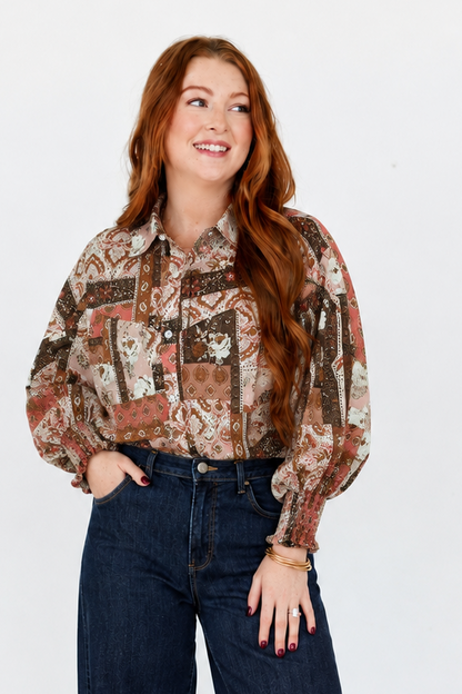 TH23 BLUSH PATCHWORK PAISLEY (7 PIECE)