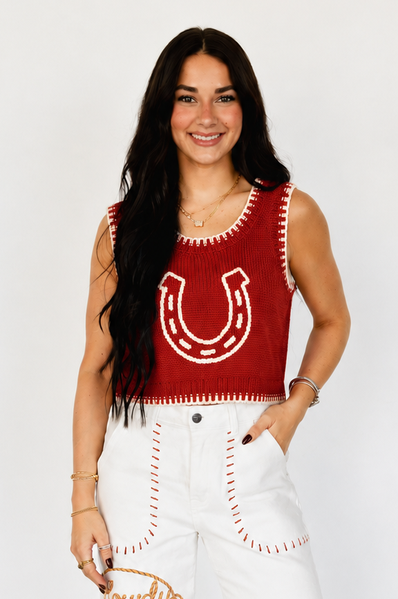 TH4215 RUST HORSESHOE (7 PIECE)