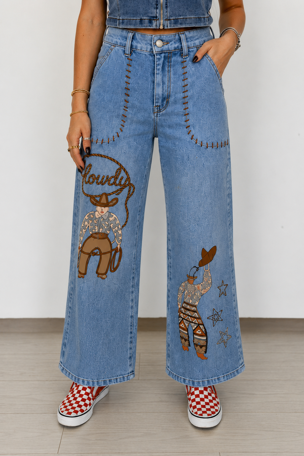 TH245 COWBOY DENIM   JEANS (7 Piece)