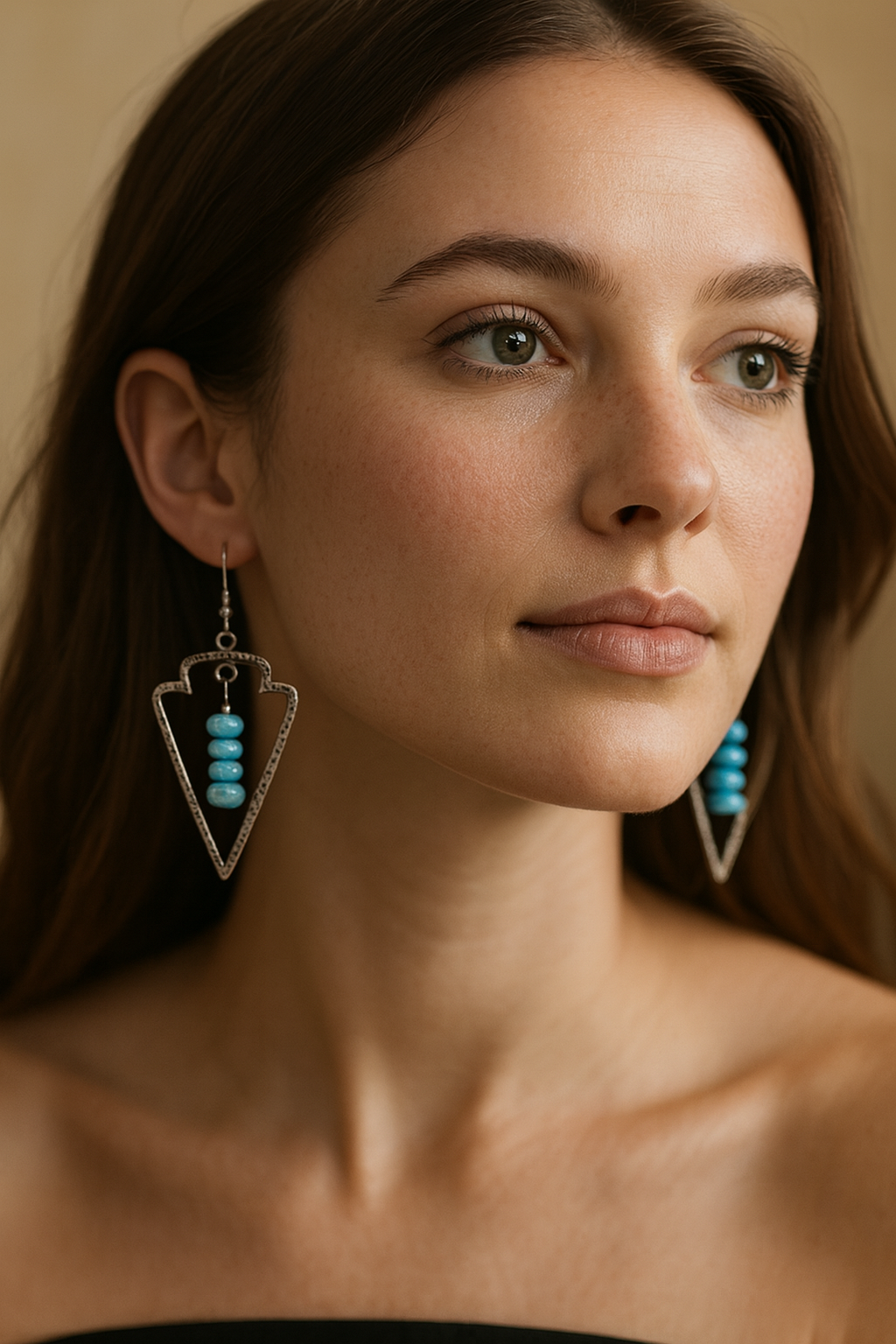 12201  R1-44 Turquiose Arrowhead Er